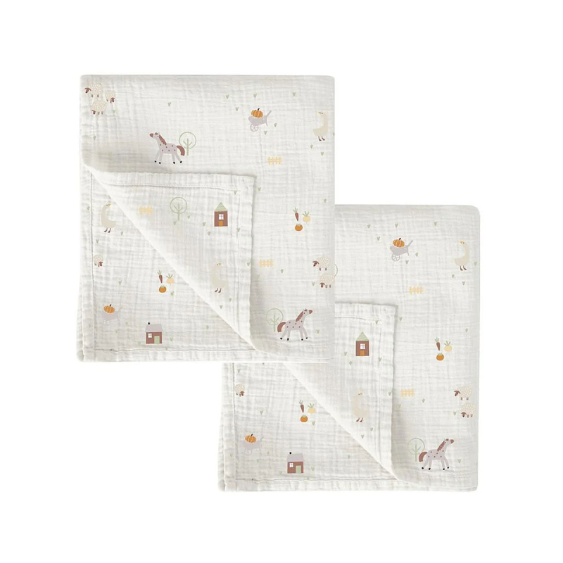 Μουσελίνες/Πάνες Αγκαλιάς (Σετ 2τμχ) Bimbidreams Farm