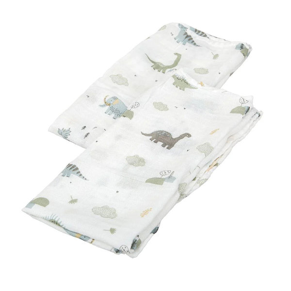 Μουσελίνες/Πάνες Αγκαλιάς (Σετ 2τμχ) Bimbidreams T-Rex