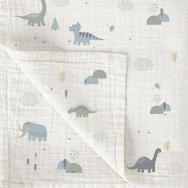 Μουσελίνες/Πάνες Αγκαλιάς (Σετ 2τμχ) Bimbidreams T-Rex