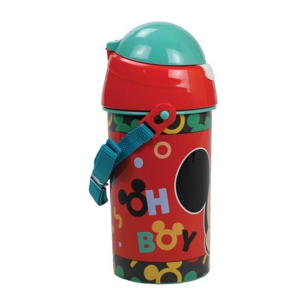 Παγούρι 500ml Με Καλαμάκι Gim FD Mickey 553-17209