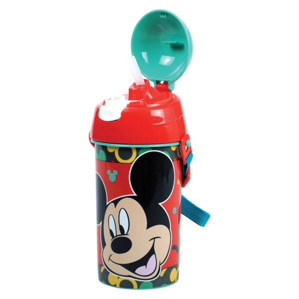 Παγούρι 500ml Με Καλαμάκι Gim FD Mickey 553-17209