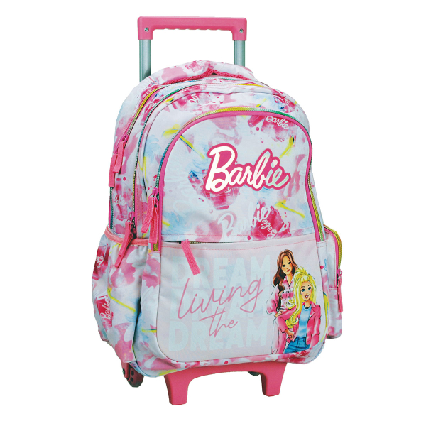 Σχολική Τσάντα Τρόλεϊ Δημοτικού (35x20x46) Gim Barbie Paints 349-89074