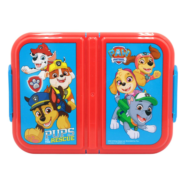 Φαγητοδοχείο Με Χωρίσματα 900ml (17x12.5x5.5) Gim Paw Patrol 555-26262