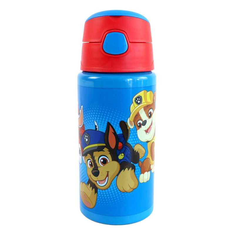 Παγούρι 500ml Με Καλαμάκι Gim Paw Patrol 555-26248