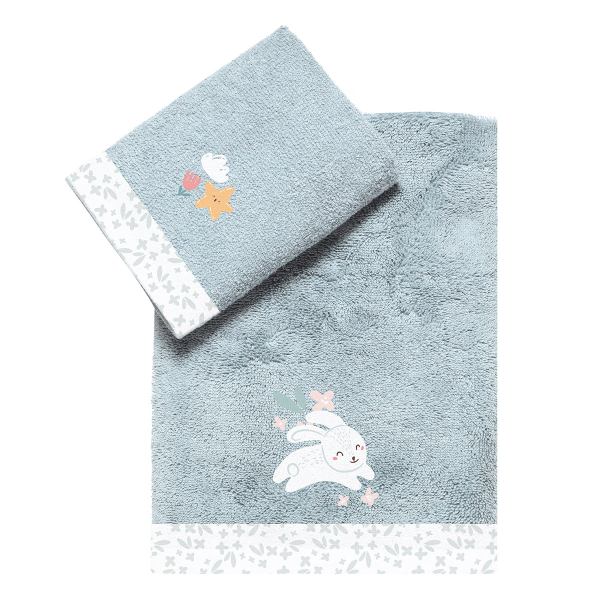 Βρεφικές Πετσέτες (Σετ 2τμχ) Kentia Loft Kounelito 400gsm