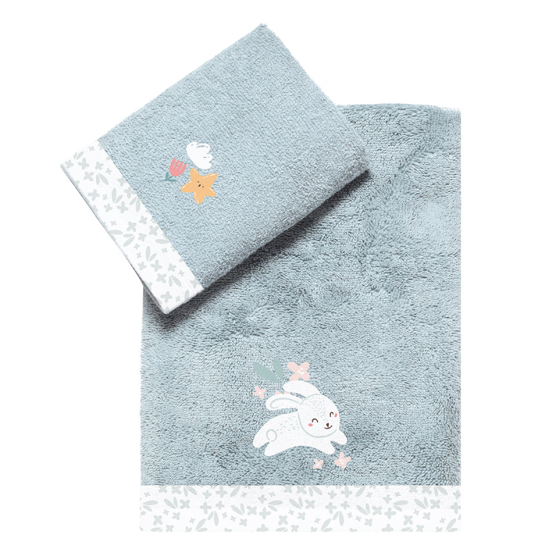 Βρεφικές Πετσέτες (Σετ 2τμχ) Kentia Loft Kounelito 400gsm