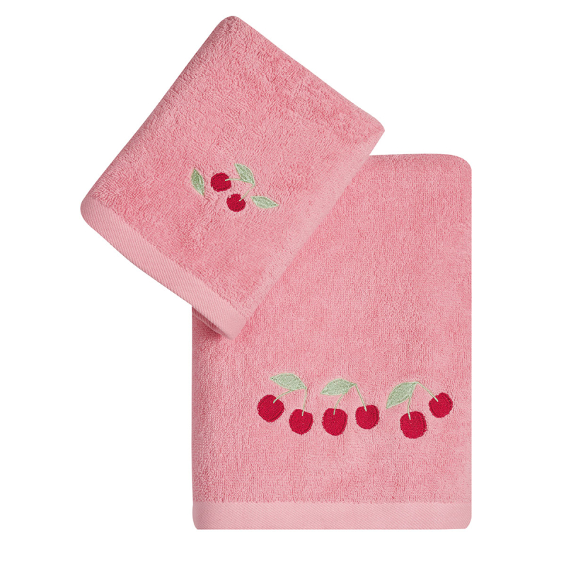 Παιδικές Πετσέτες (Σετ 2τμχ) Kentia Loft Cereza 400gsm