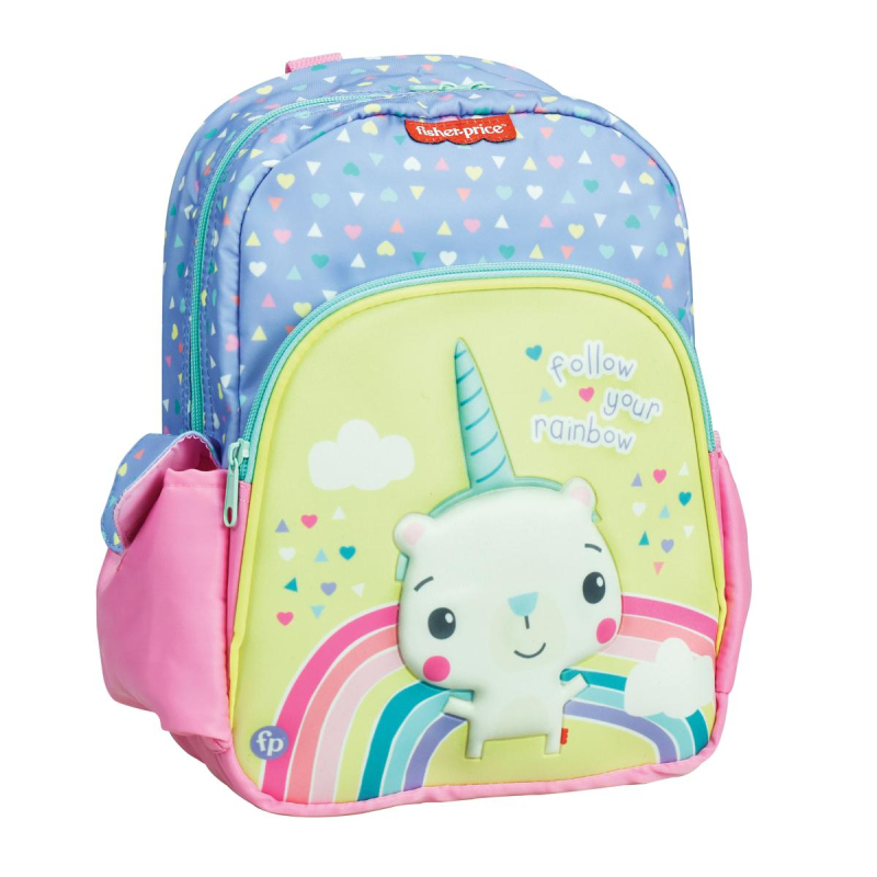 Σχολική Τσάντα Νηπιαγωγείου (25x15x30) Fisher Price Unicorn 349-38053