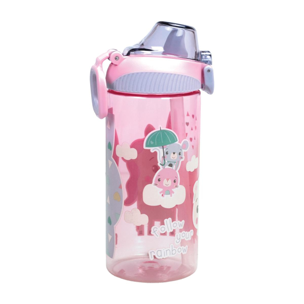 Παγούρι 450ml Με Καλαμάκι Fisher Price Unicorn 571-72218