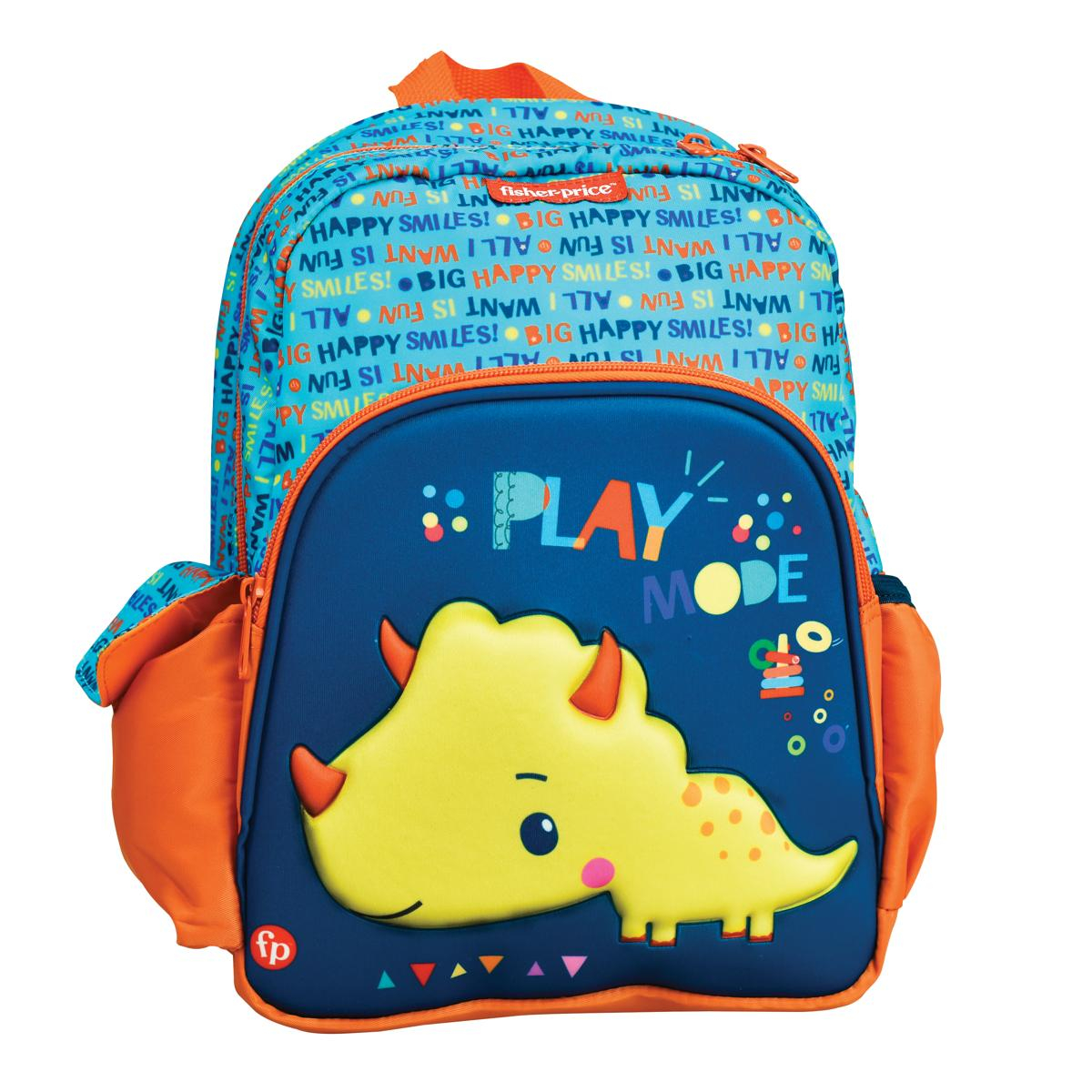 Fisher - Price Σχολική Τσάντα Νηπιαγωγείου (25x15x30) Fisher Price Dino 349-36053