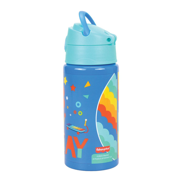 Παγούρι 500ml Με Καλαμάκι Fisher Price Flip Frozen Lion 571-71248