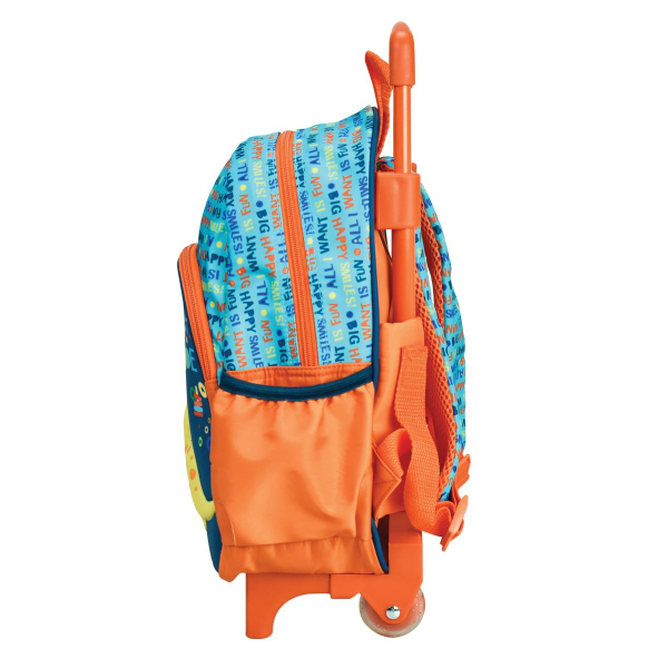 Σχολική Τσάντα Τρόλεϊ Νηπιαγωγείου (25x15x30) Fisher Price Dino 349-36073