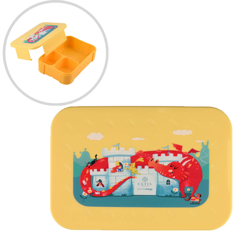 Φαγητοδοχείο Με Χωρίσματα Estia Save The Aegean Fortress Dragon 01-33484