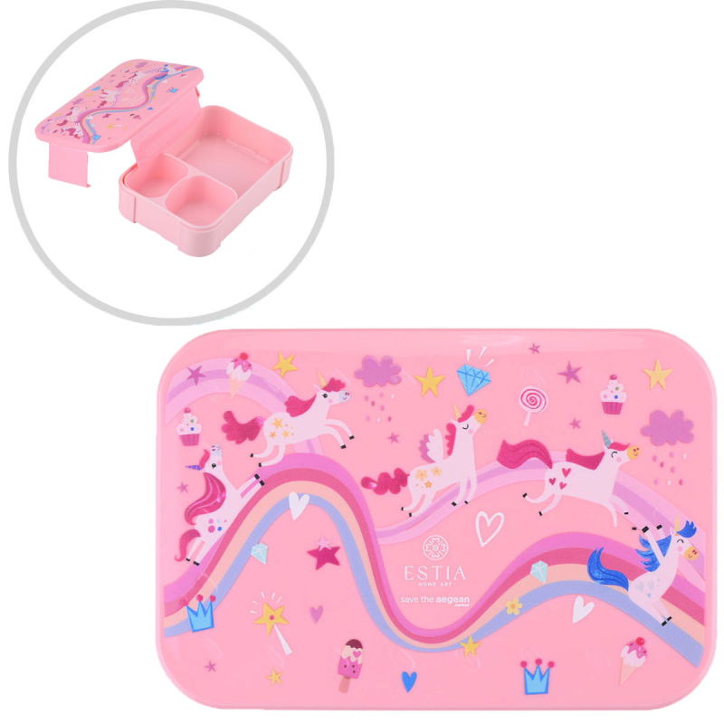 Φαγητοδοχείο Με Χωρίσματα Estia Save The Aegean Rainbow Dreams 01-34351