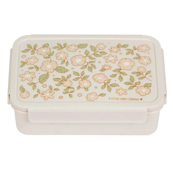 Φαγητοδοχείο Με Χωρίσματα 1.2lt (22x14.5x7) Α Little Lovely Company Blossoms Pink BBBLPI68