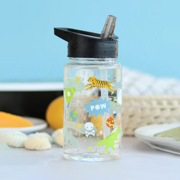 Παγούρι 450ml Με Καλαμάκι Α Little Lovely Company Galaxy DBGABL87