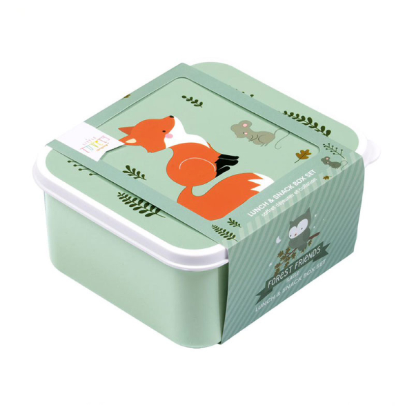 Φαγητοδοχεία (Σετ 4τμχ) Α Little Lovely Company Forest Friends SBSEFF45