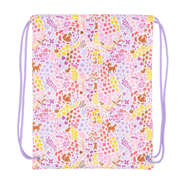 Παιδική Τσάντα Πουγκί (32x42) Α Little Lovely Company Flower Garden DRFGMU04