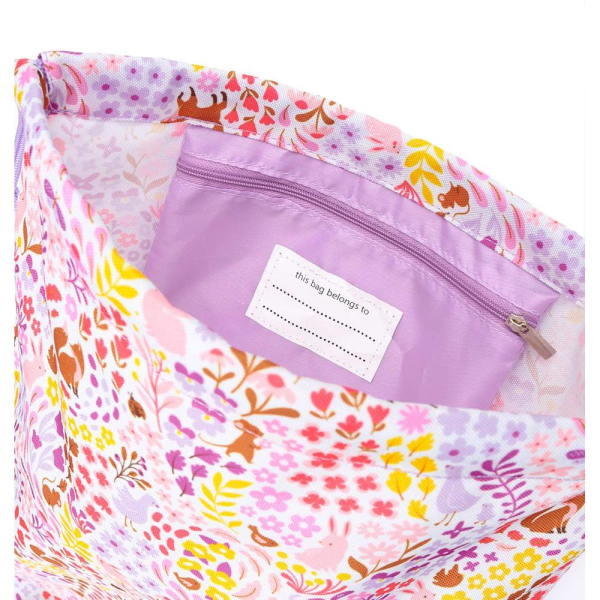 Παιδική Τσάντα Πουγκί (32x42) Α Little Lovely Company Flower Garden DRFGMU04