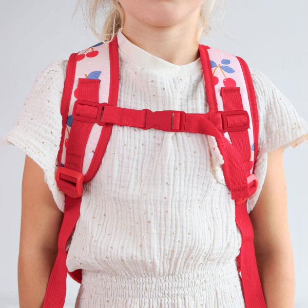 Σχολική Τσάντα Νηπιαγωγείου Με Ισοθερμική Θήκη (27x19x32) Α Little Lovely Company Cherries BPCHPI82