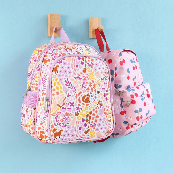Σχολική Τσάντα Νηπιαγωγείου Με Ισοθερμική Θήκη (27x19x32) Α Little Lovely Company Flower Garden BPFGMU83