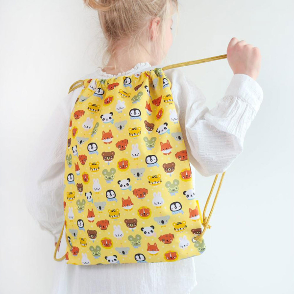 Παιδική Τσάντα Πουγκί (32x42) Α Little Lovely Company Animal Friends DRAFYE02