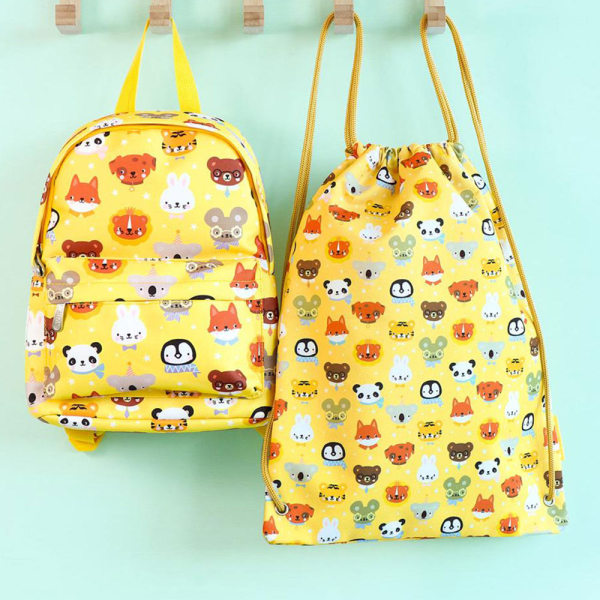 Παιδική Τσάντα Πουγκί (32x42) Α Little Lovely Company Animal Friends DRAFYE02