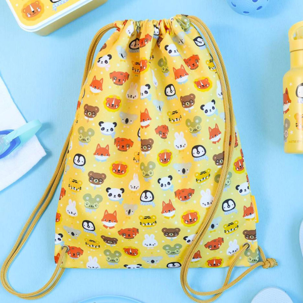 Παιδική Τσάντα Πουγκί (32x42) Α Little Lovely Company Animal Friends DRAFYE02