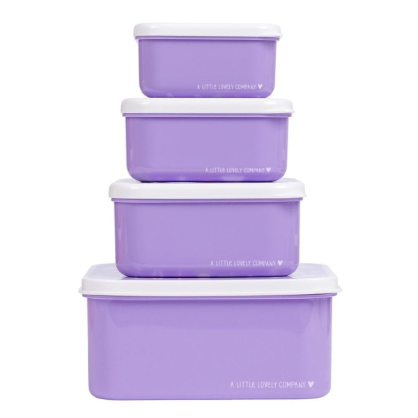 Φαγητοδοχεία (Σετ 4τμχ) Α Little Lovely Company Unicorn Dreams SBSEUD73