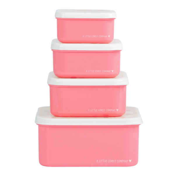 Φαγητοδοχεία (Σετ 4τμχ) Α Little Lovely Company Ice-Cream SBSEIC61