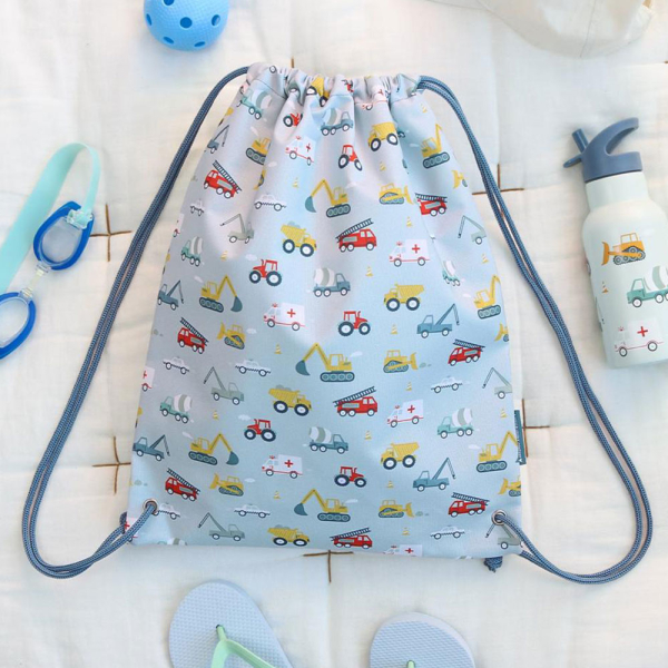 Παιδική Τσάντα Πουγκί (32x42) Α Little Lovely Company Vehicles DRVEBU05