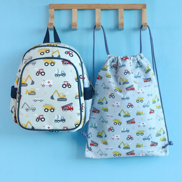 Παιδική Τσάντα Πουγκί (32x42) Α Little Lovely Company Vehicles DRVEBU05