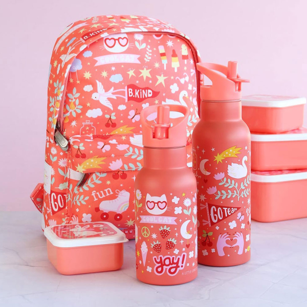 Παγούρι - Θερμός 350ml Με Καλαμάκι Α Little Lovely Company Fun DBSSFU79