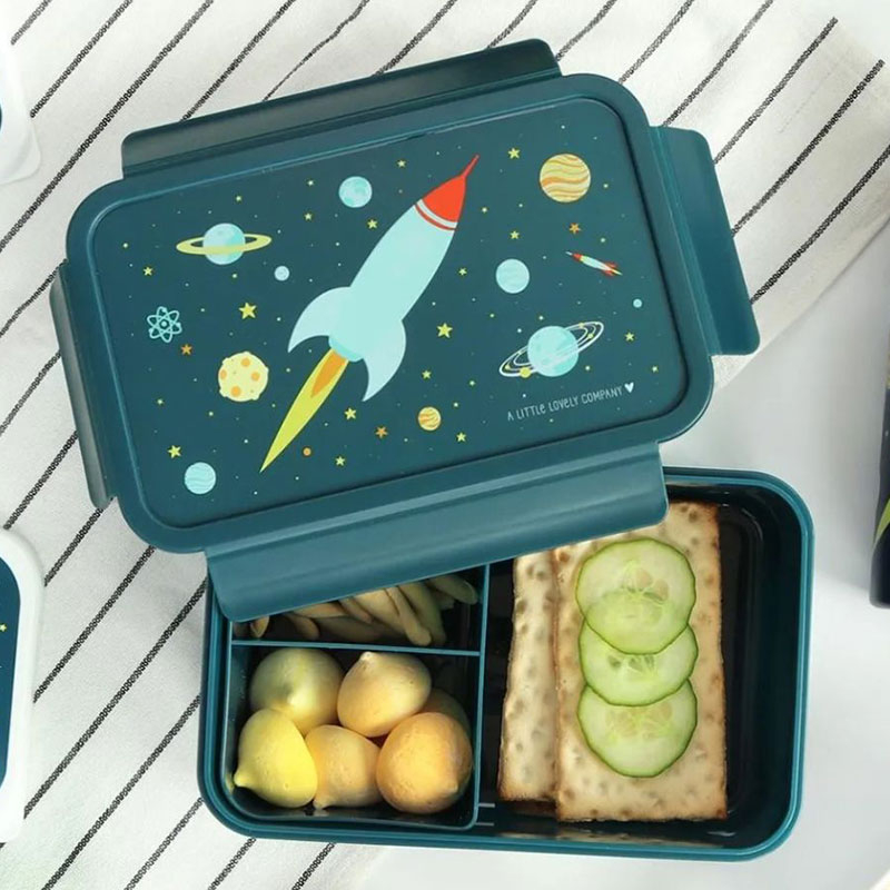 Φαγητοδοχείο Με Χωρίσματα 1.2lt (22x14.5x7) Α Little Lovely Company Space BBSPBU64