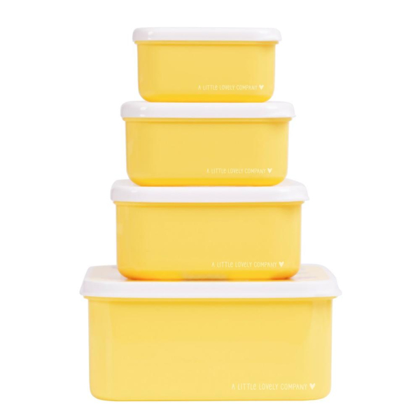 Φαγητοδοχεία (Σετ 4τμχ) Α Little Lovely Company Animal Friends SBSEAF81