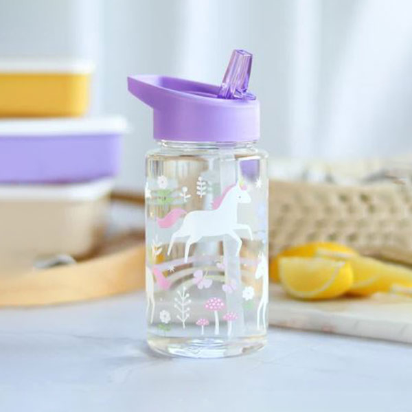 Παγούρι 450ml Με Καλαμάκι Α Little Lovely Company Unicorn Dreams DBUDPU86