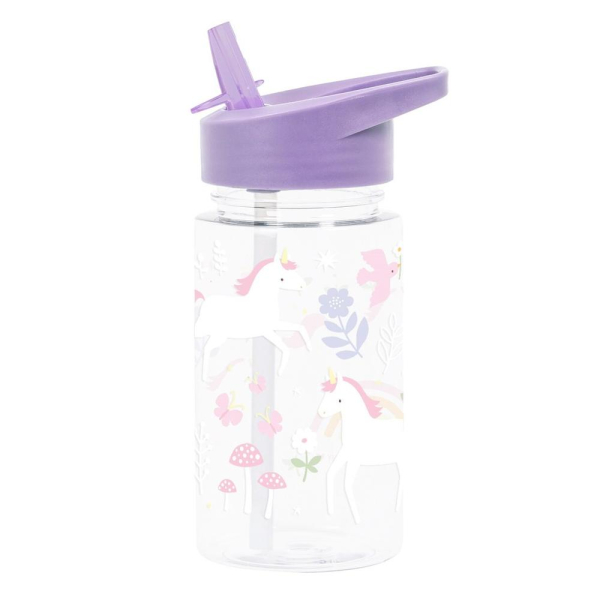 Παγούρι 450ml Με Καλαμάκι Α Little Lovely Company Unicorn Dreams DBUDPU86