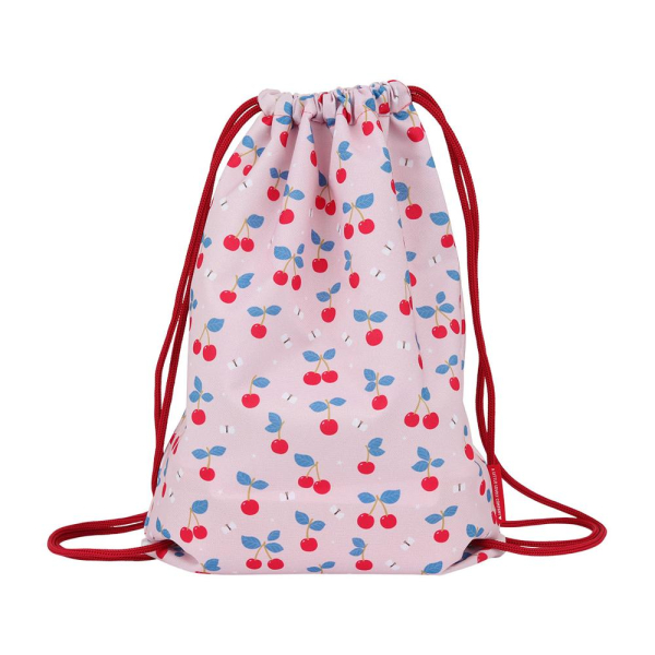Παιδική Τσάντα Πουγκί (32x42) Α Little Lovely Company Cherries DRCHPI03