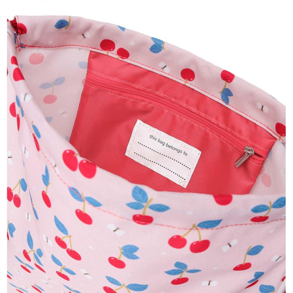 Παιδική Τσάντα Πουγκί (32x42) Α Little Lovely Company Cherries DRCHPI03