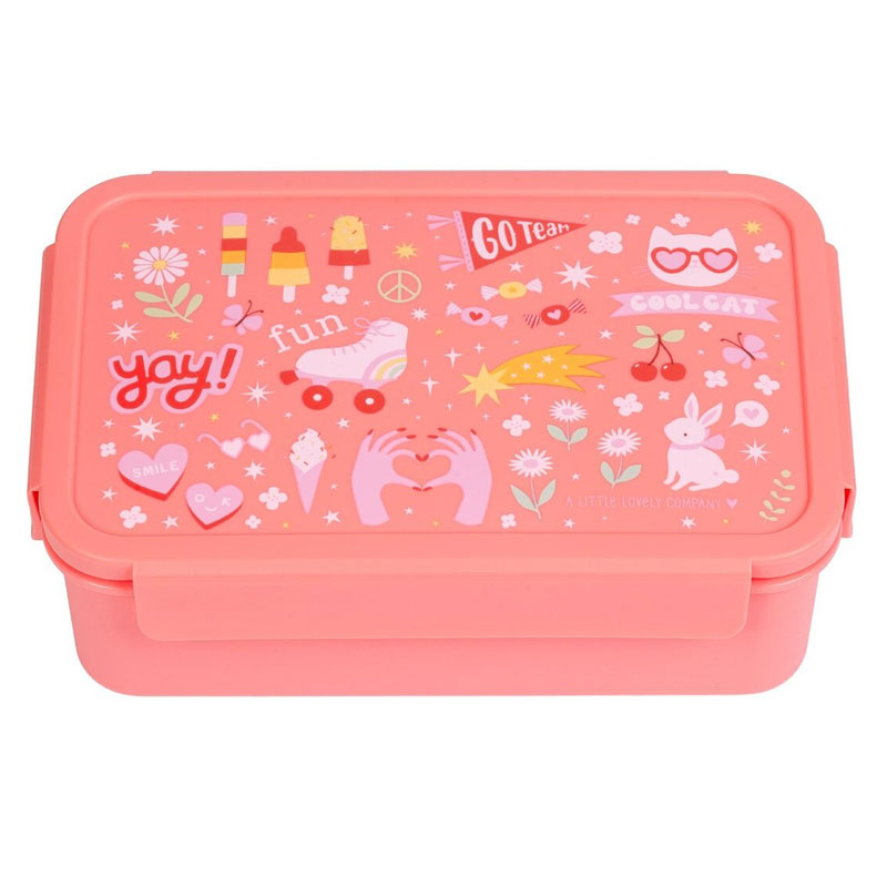 Φαγητοδοχείο Με Χωρίσματα 1.2lt (22x14.5x7) Α Little Lovely Company Fun BBFUCO72