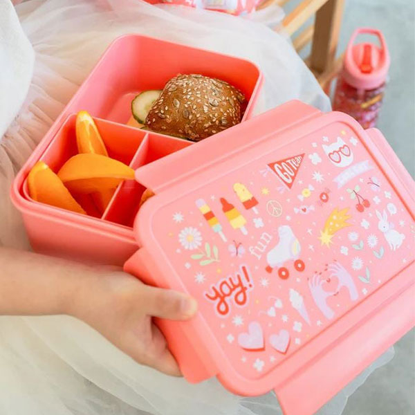 Φαγητοδοχείο Με Χωρίσματα 1.2lt (22x14.5x7) Α Little Lovely Company Fun BBFUCO72