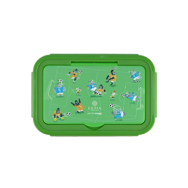 Φαγητοδοχείο Με Χωρίσματα & Κουτάλι & Πιρούνι & Μαχαίρι (Σετ) Estia Save The Aegean Jungle Kick 01-33705