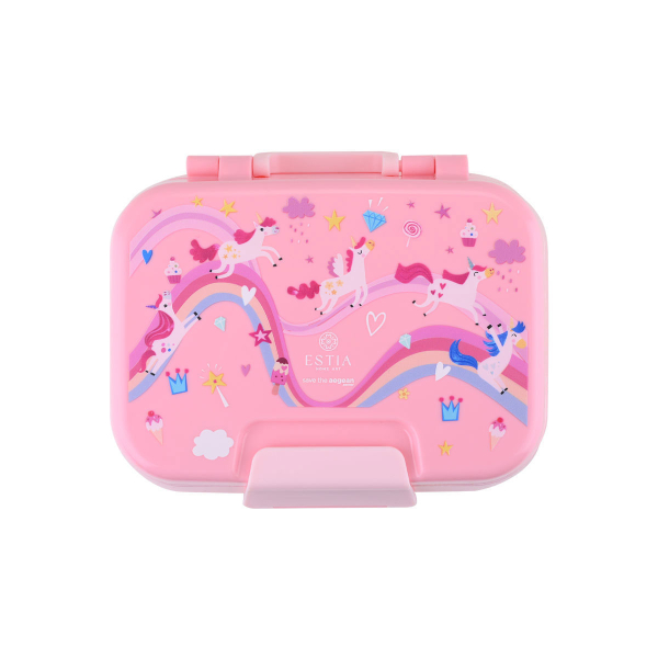 Φαγητοδοχείο Με Χωρίσματα & Κουτάλι & Πιρούνι (Σετ) Estia Save The Aegean Rainbow Dreams 01-34368