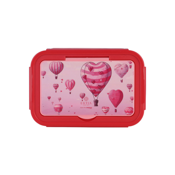 Φαγητοδοχείο Με Χωρίσματα & Κουτάλι & Πιρούνι & Μαχαίρι (Σετ) Estia Save The Aegean Love Ascend 01-33712