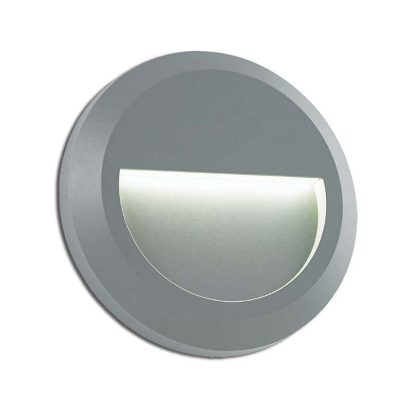 Απλίκα LED Εξωτερικού Χώρου Aca SLIM02N Grey