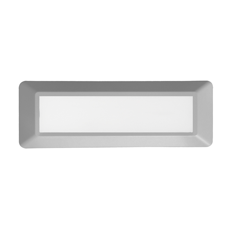 Απλίκα LED Εξωτερικού Χώρου Aca SLIM31N Grey