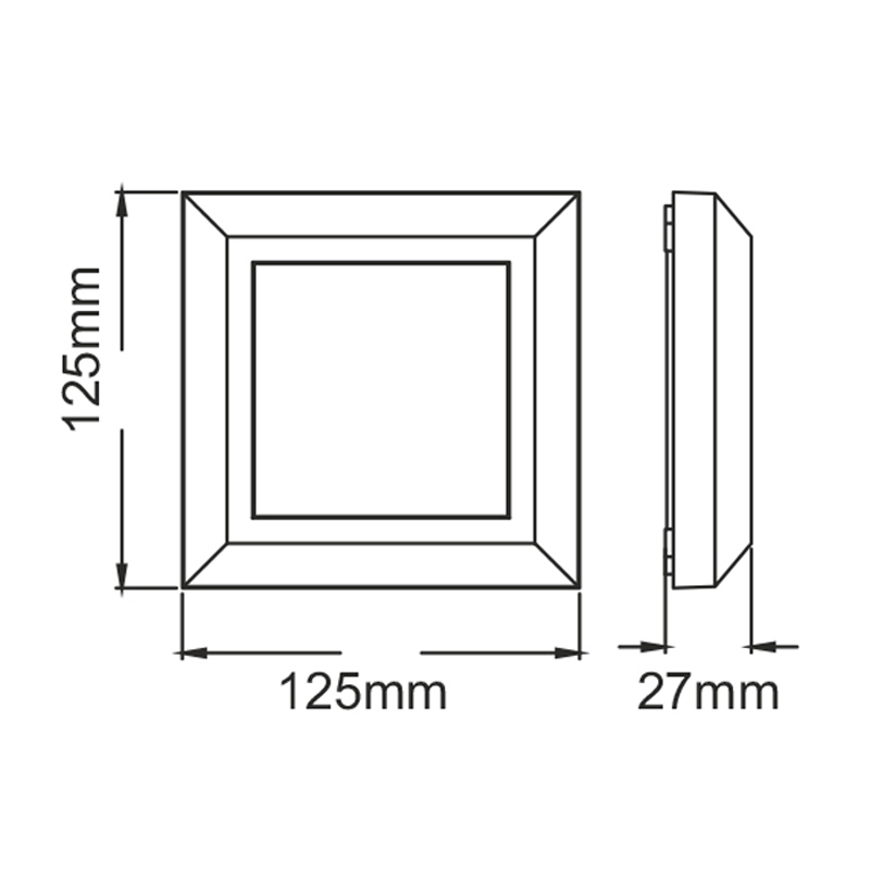 Απλίκα Led Εξωτερικού Χώρου Aca Slim51Nr Rust Home Φωτιστικά - Κήπου Spitishop