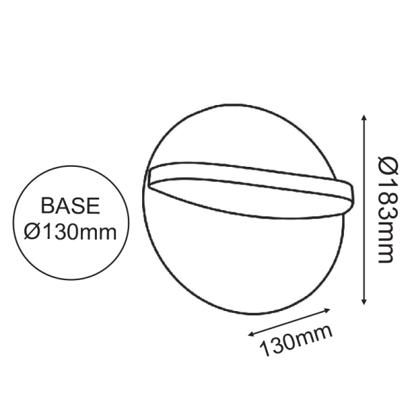 Απλίκα LED Εξωτερικού Χώρου Aca Misa LG1057G