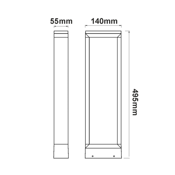 Φωτιστικό Δαπέδου Εξωτερικού Χώρου LED Aca Ripi LG1312G-495