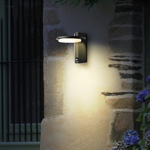 Απλίκα LED Εξωτερικού Χώρου Με Αισθητήρα Κίνησης Aca Valle LG8205GPIR